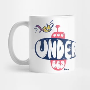 Submarine with Fish - Undersea Mug